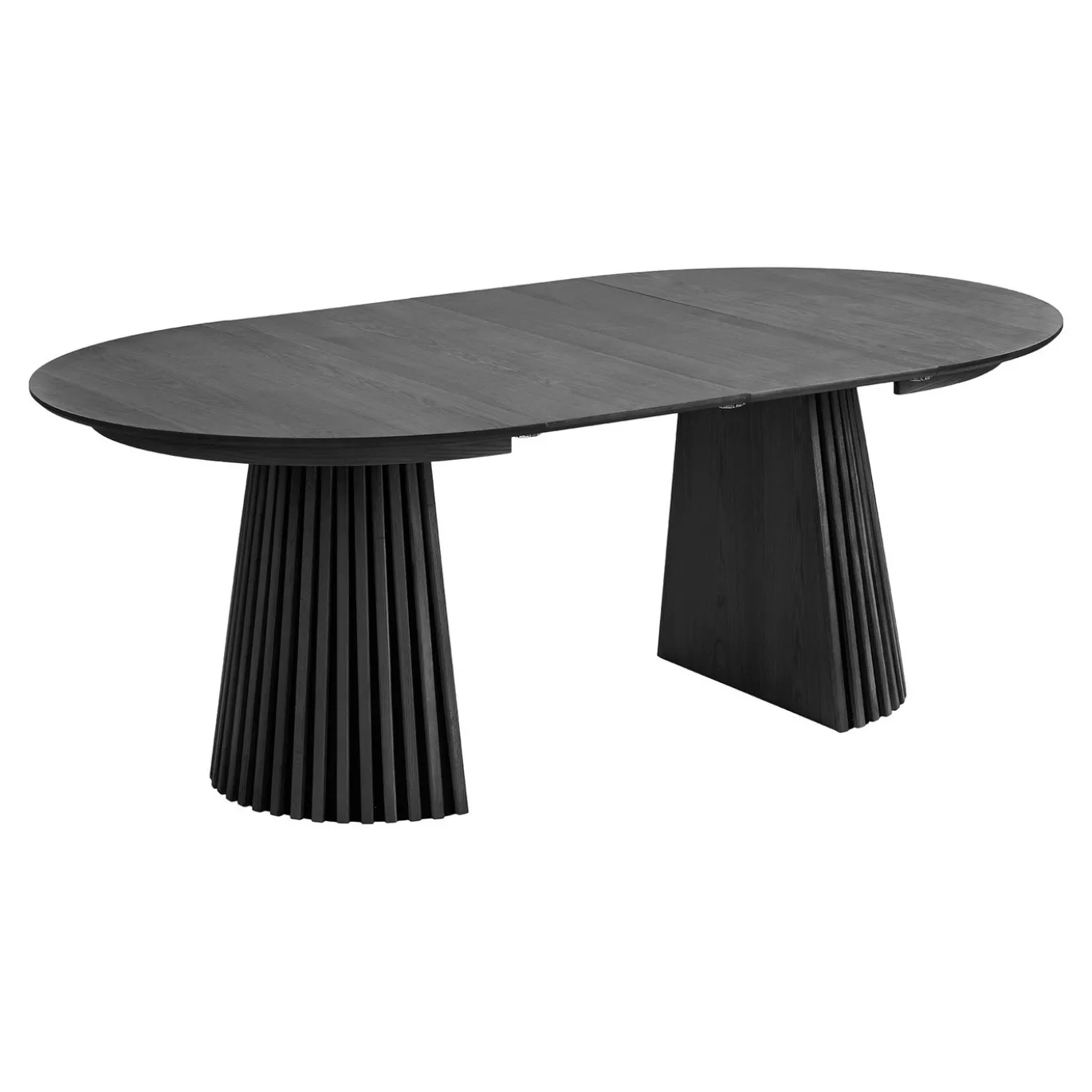 House Nordic Eetkamerset Osaka en Agustin met 4 stoelen Zwart