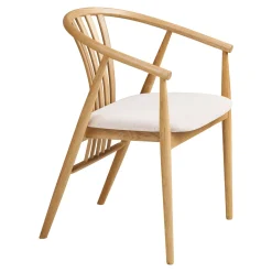 House Nordic Eetkamerstoel Agustin Naturel/Zand