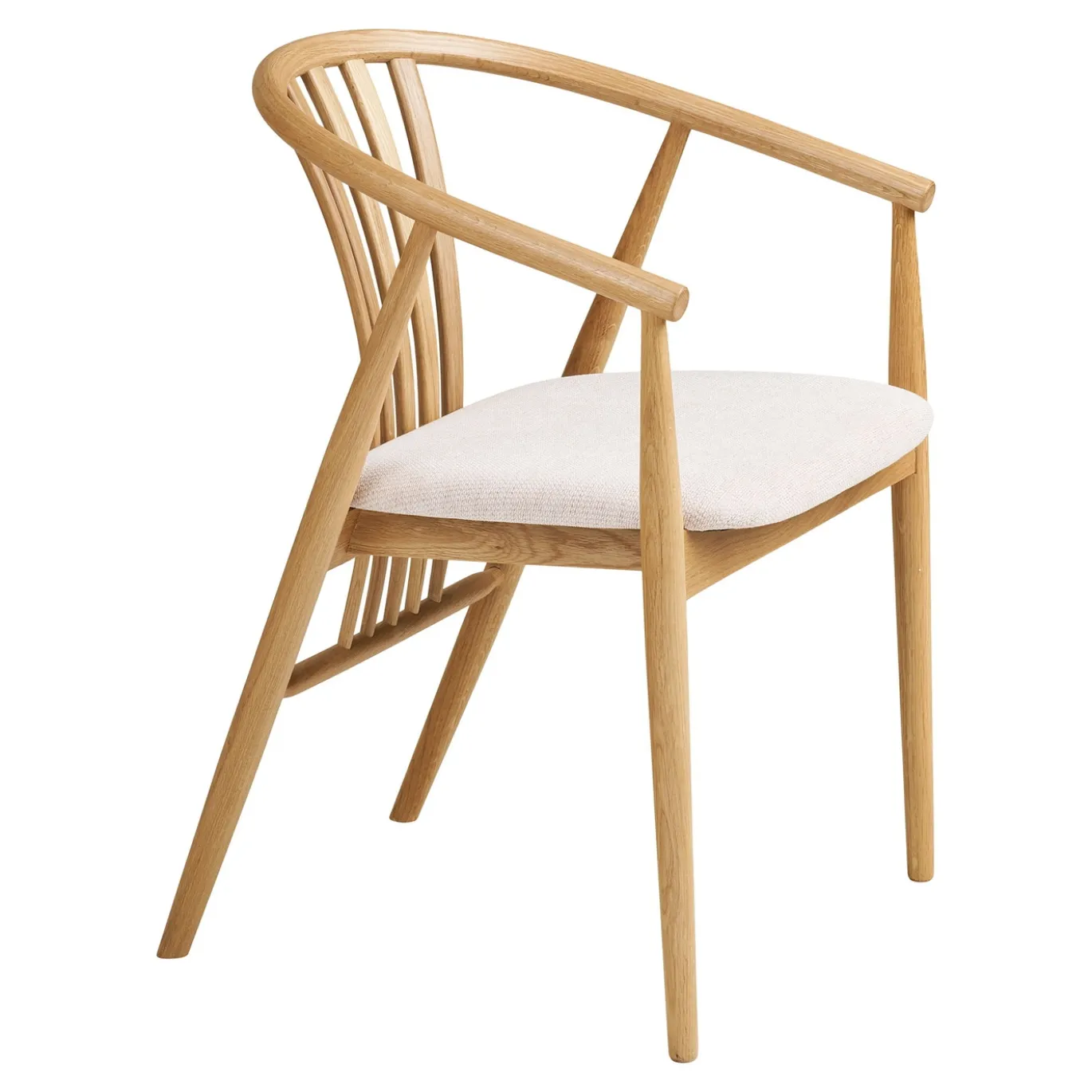 House Nordic Eetkamerstoel Agustin Naturel/Zand