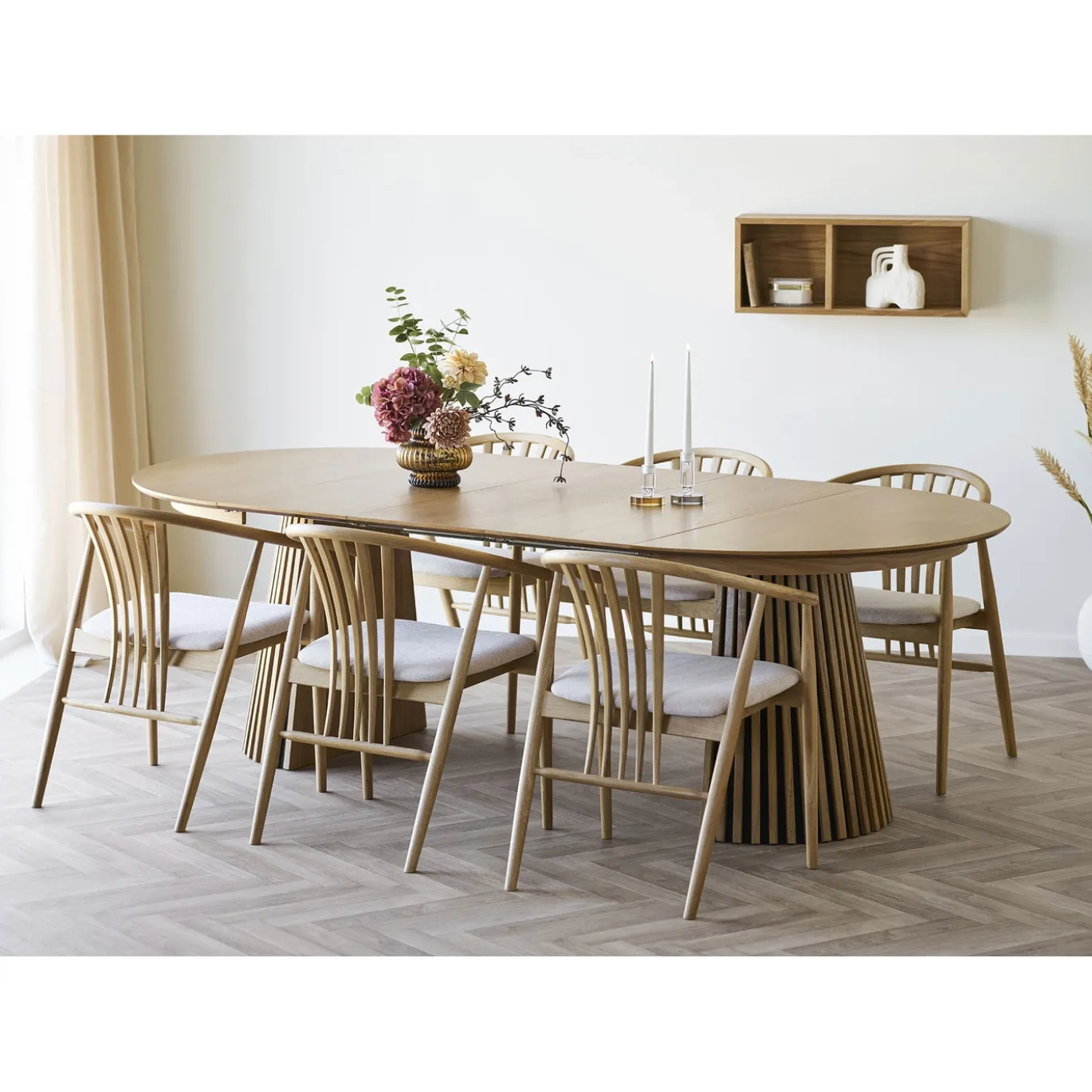 House Nordic Eetkamerstoel Agustin Naturel/Zand