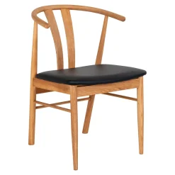 House Nordic Eetkamerstoel Artenara Eiken Naturel/Zwart