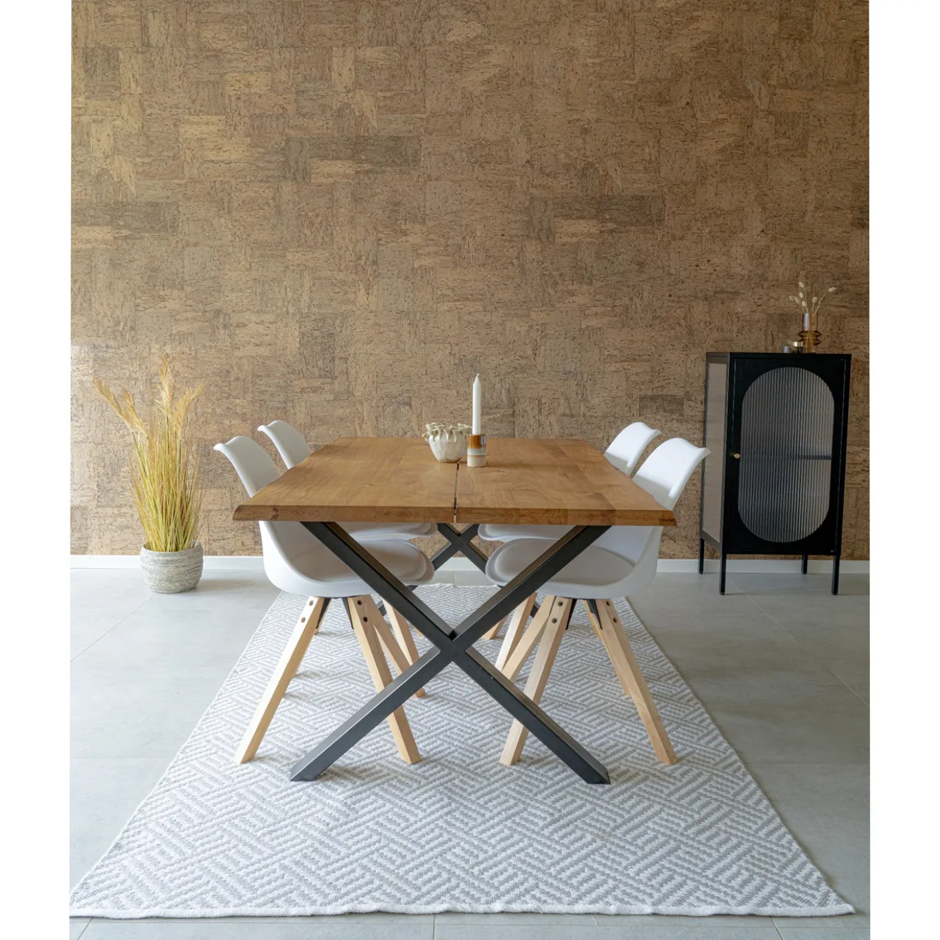 House Nordic Eetkamerstoel Bergen Wit