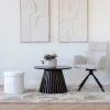 House Nordic Eetkamerstoel Cordoba Staal Lichtgrijs