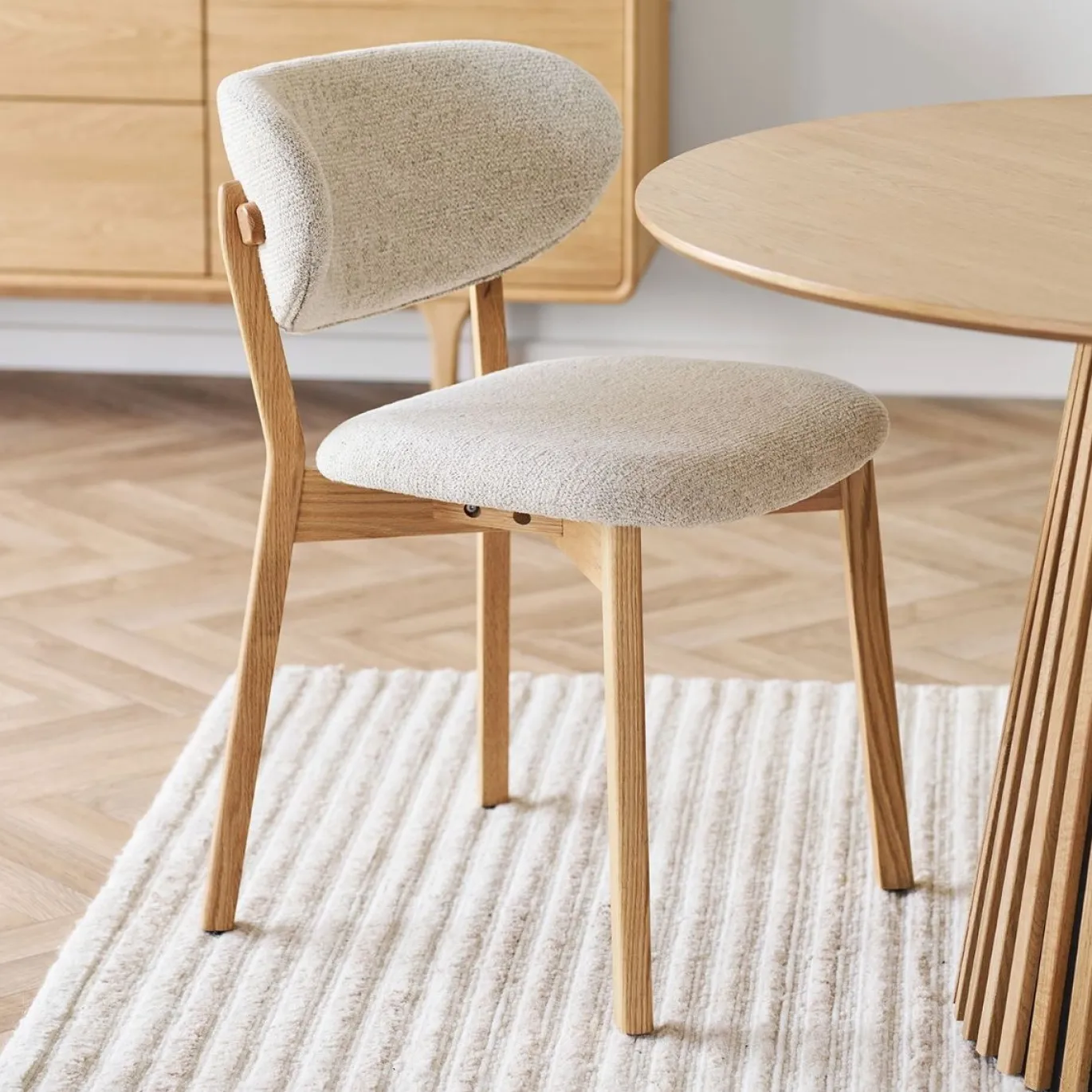 House Nordic Eetkamerstoel Dunkirk Beige