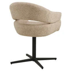House Nordic Eetkamerstoel Dover Zand/Zwart