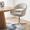 House Nordic Eetkamerstoel Dover Staal Beige