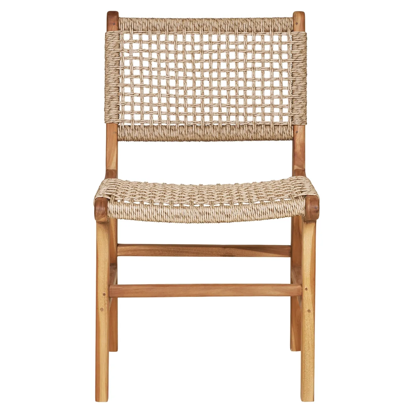 House Nordic Eetkamerstoel Derby Zonder Armleuning Teak Naturel