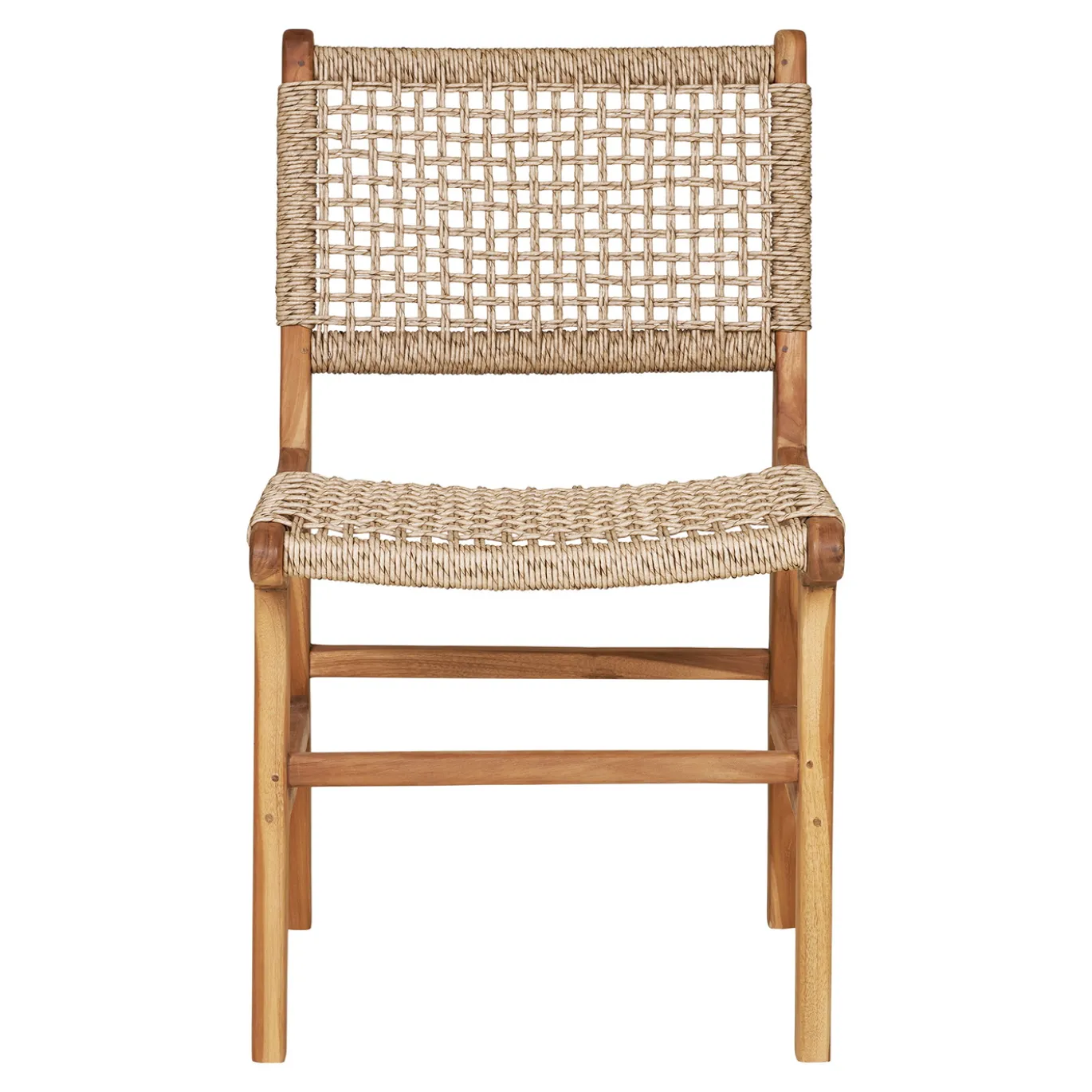 House Nordic Eetkamerstoel Derby Zonder Armleuning Teak Naturel