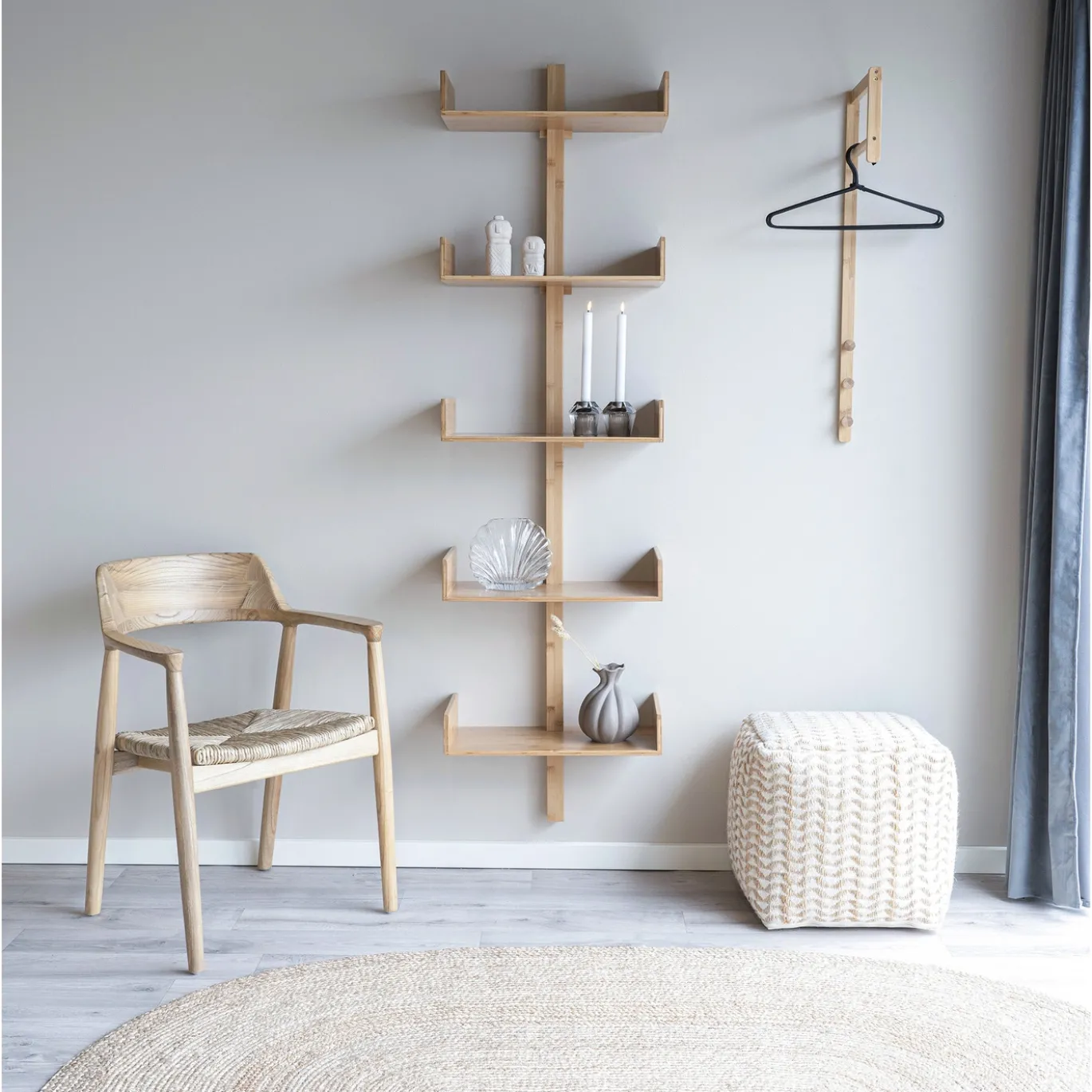House Nordic Eetkamerstoel Getafe Hout Naturel