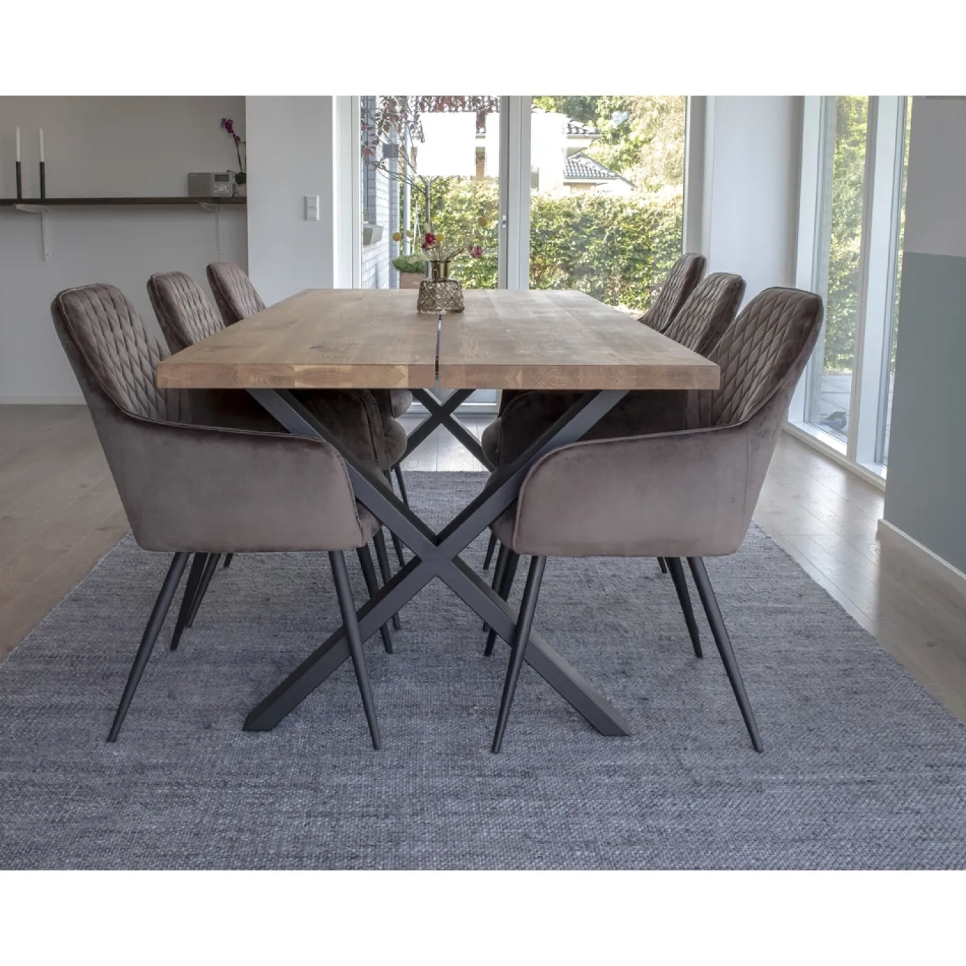 House Nordic Eetkamerstoel Harbo Taupe