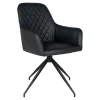 House Nordic Eetkamerstoel Harbo Met Swivel Zwart