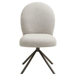 House Nordic Eetkamerstoel Lana Bouclé Draaibaar Zand