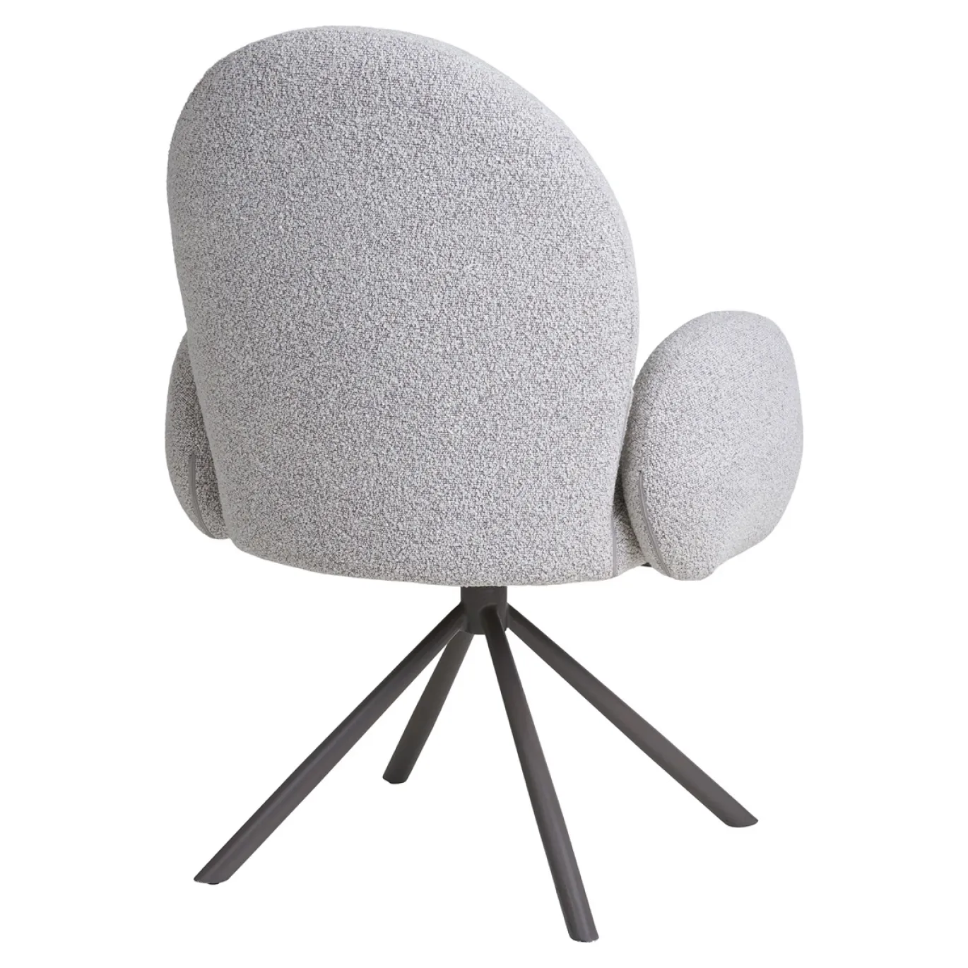 House Nordic Eetkamerstoel Lana Swivel Bouclé Zand