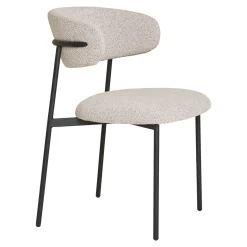 House Nordic Eetkamerstoel Mira Bouclé Zand