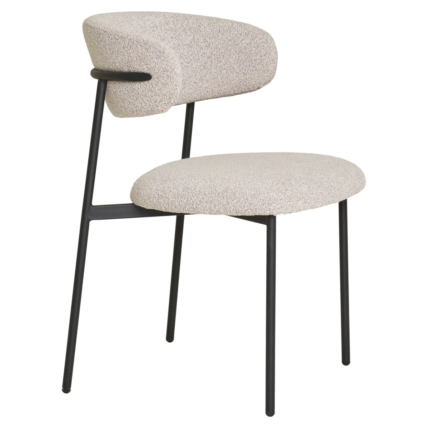 House Nordic Eetkamerstoel Mira Bouclé Zand