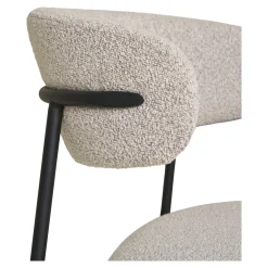 House Nordic Eetkamerstoel Mira Bouclé Zand
