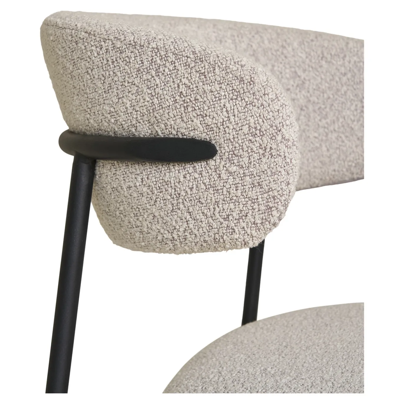 House Nordic Eetkamerstoel Mira Bouclé Zand