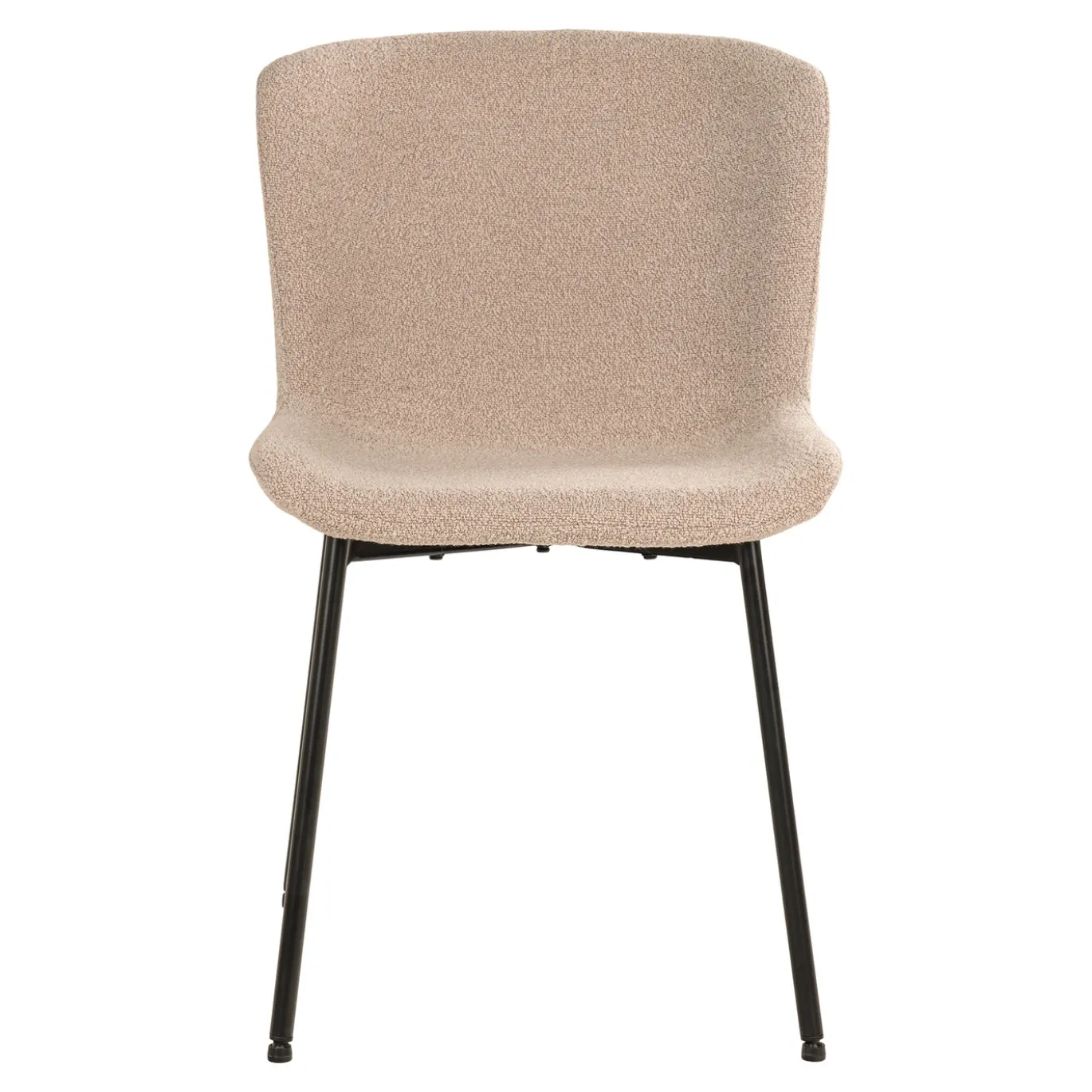 House Nordic Eetkamerstoel Maceda Bouclé Beige