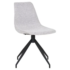 House Nordic Eetkamerstoel Monaco Swivel Bouclé Zand