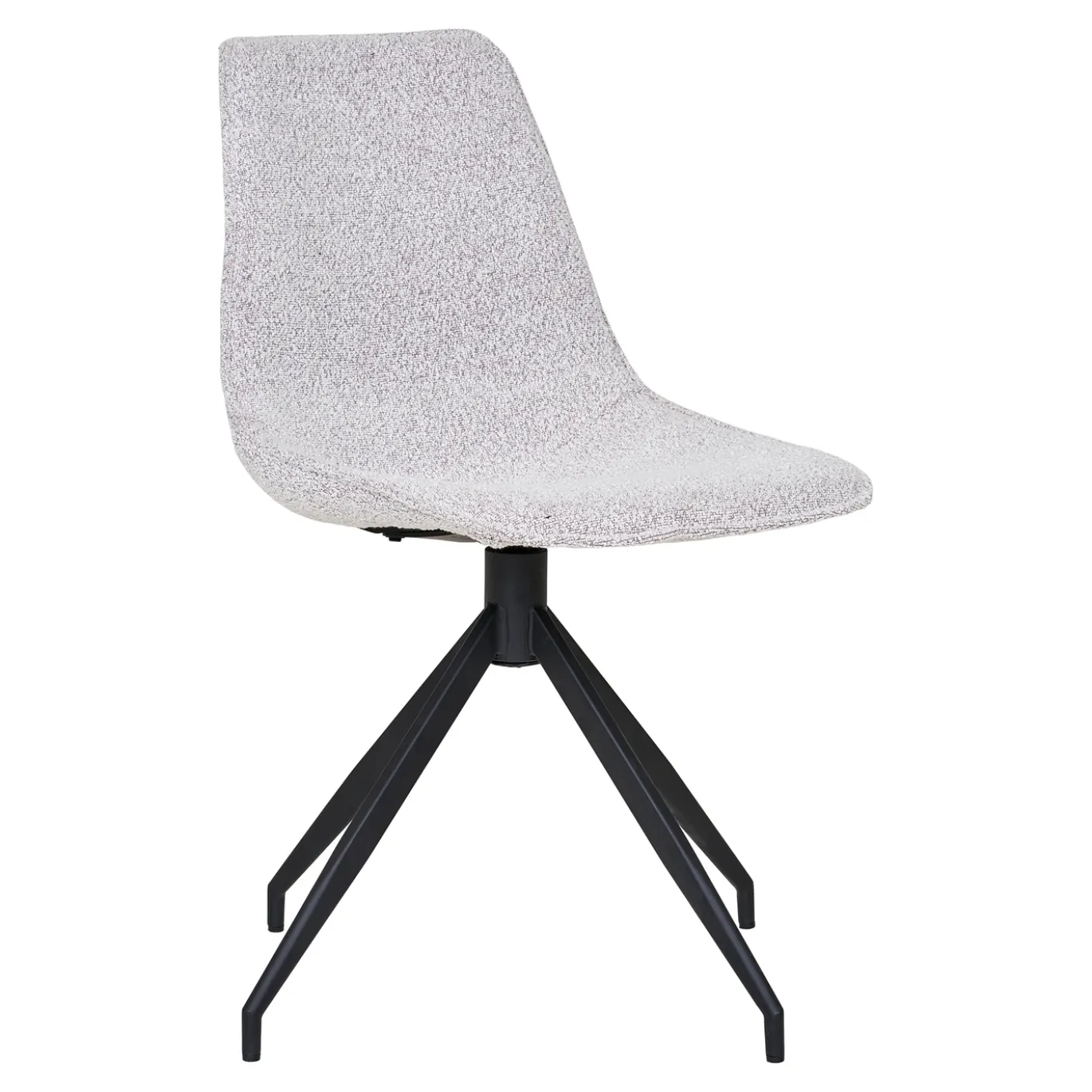 House Nordic Eetkamerstoel Monaco Swivel Bouclé Zand