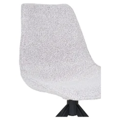 House Nordic Eetkamerstoel Monaco Swivel Bouclé Zand