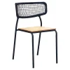House Nordic Eetkamerstoel Nashville Teak Naturel/Zwart