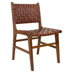 House Nordic Eetkamerstoel Perugia Teak Bruin