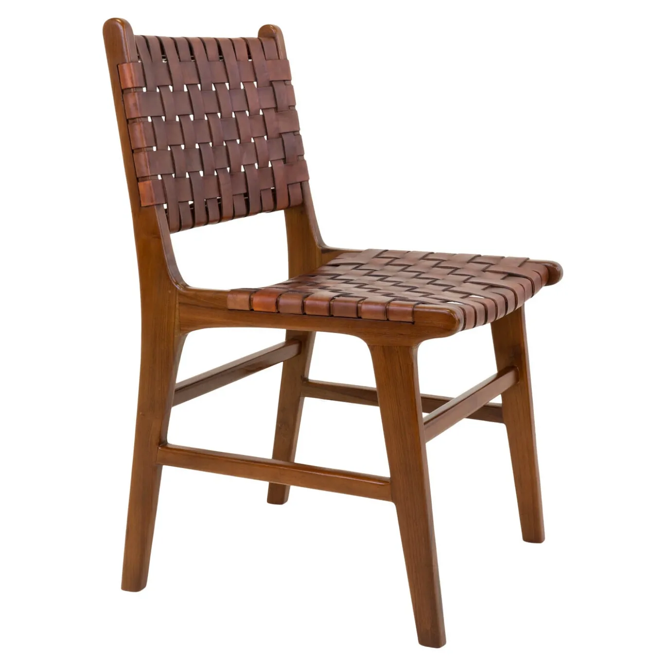 House Nordic Eetkamerstoel Perugia Teak Bruin
