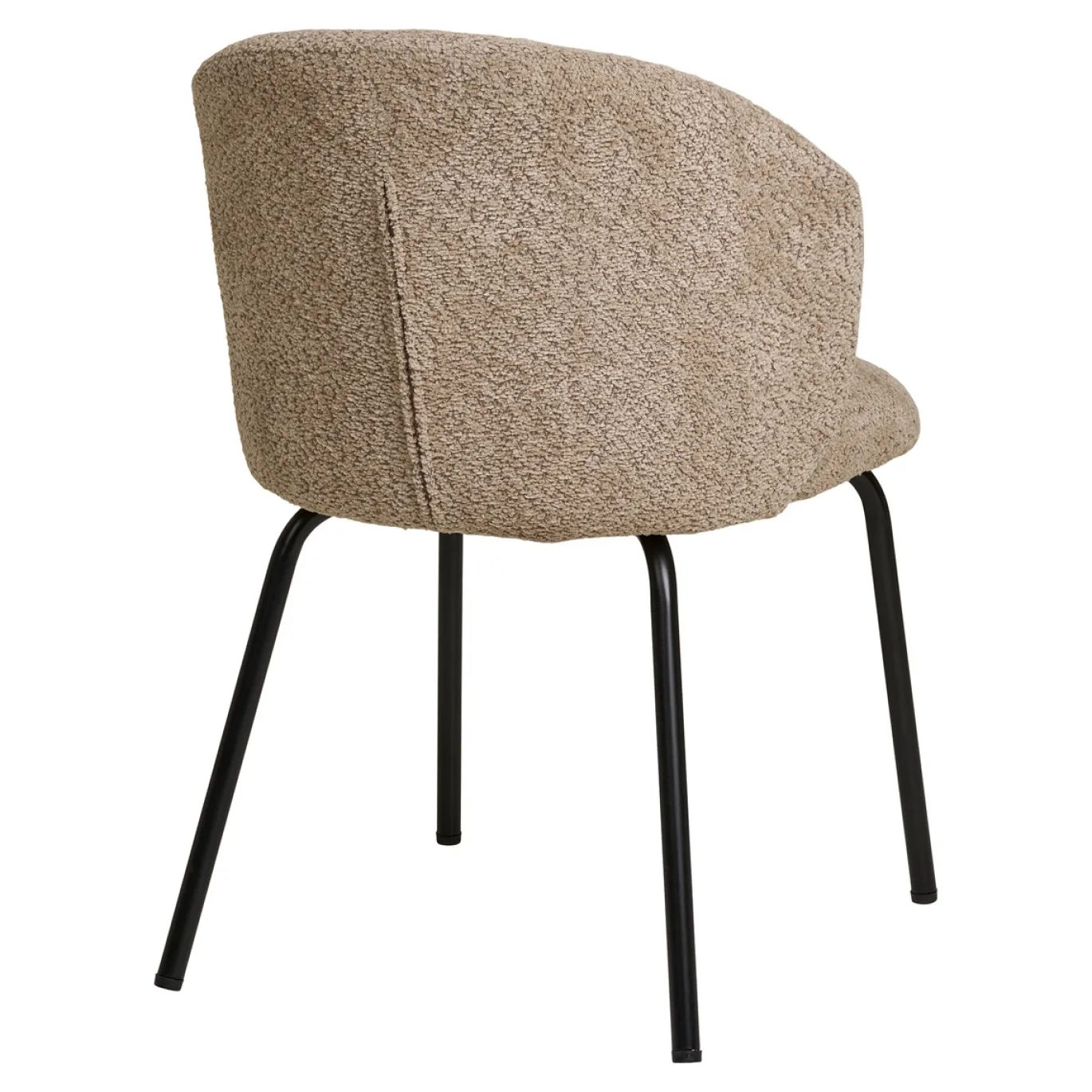 House Nordic Eetkamerstoel Safira Beige Bouclé