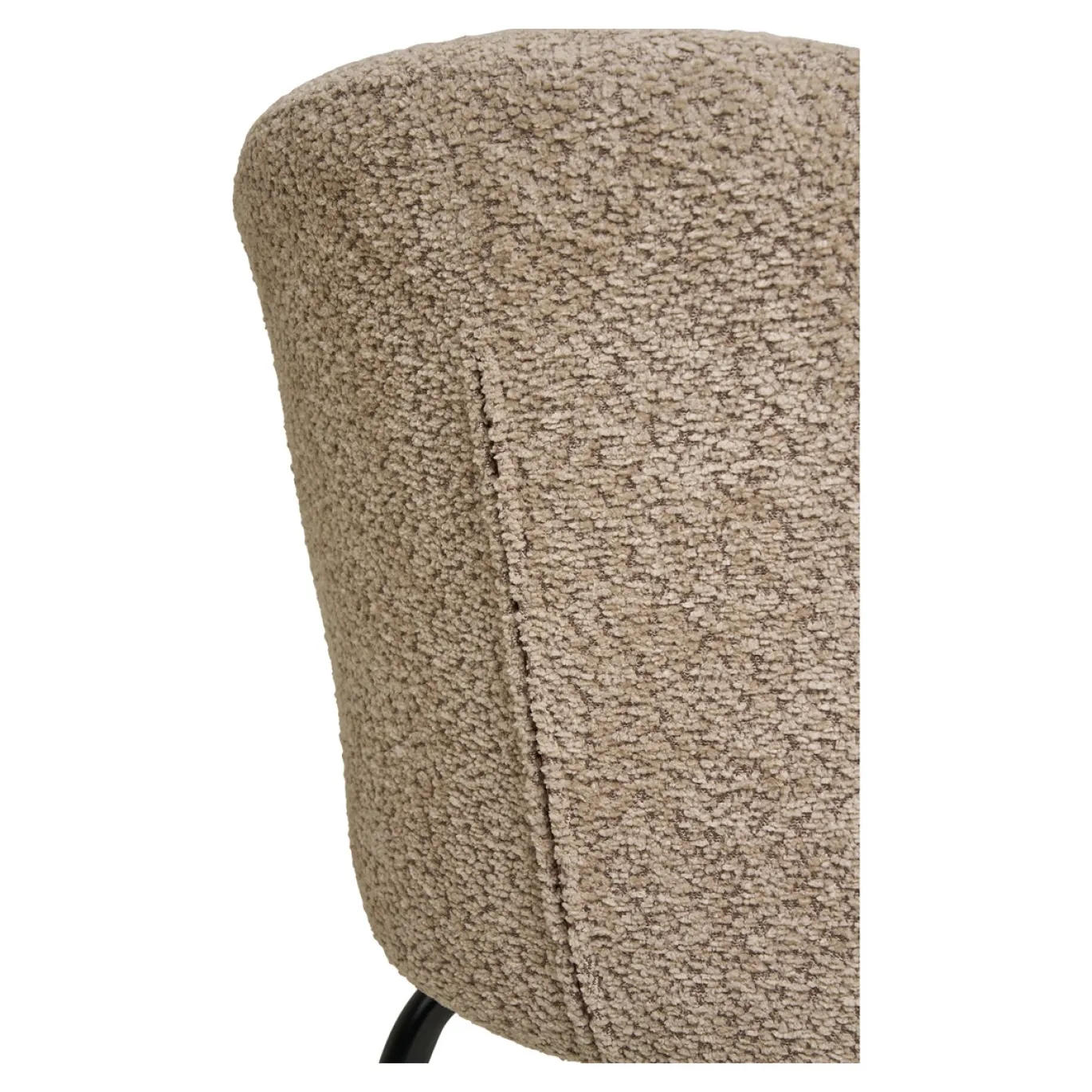 House Nordic Eetkamerstoel Safira Beige Bouclé