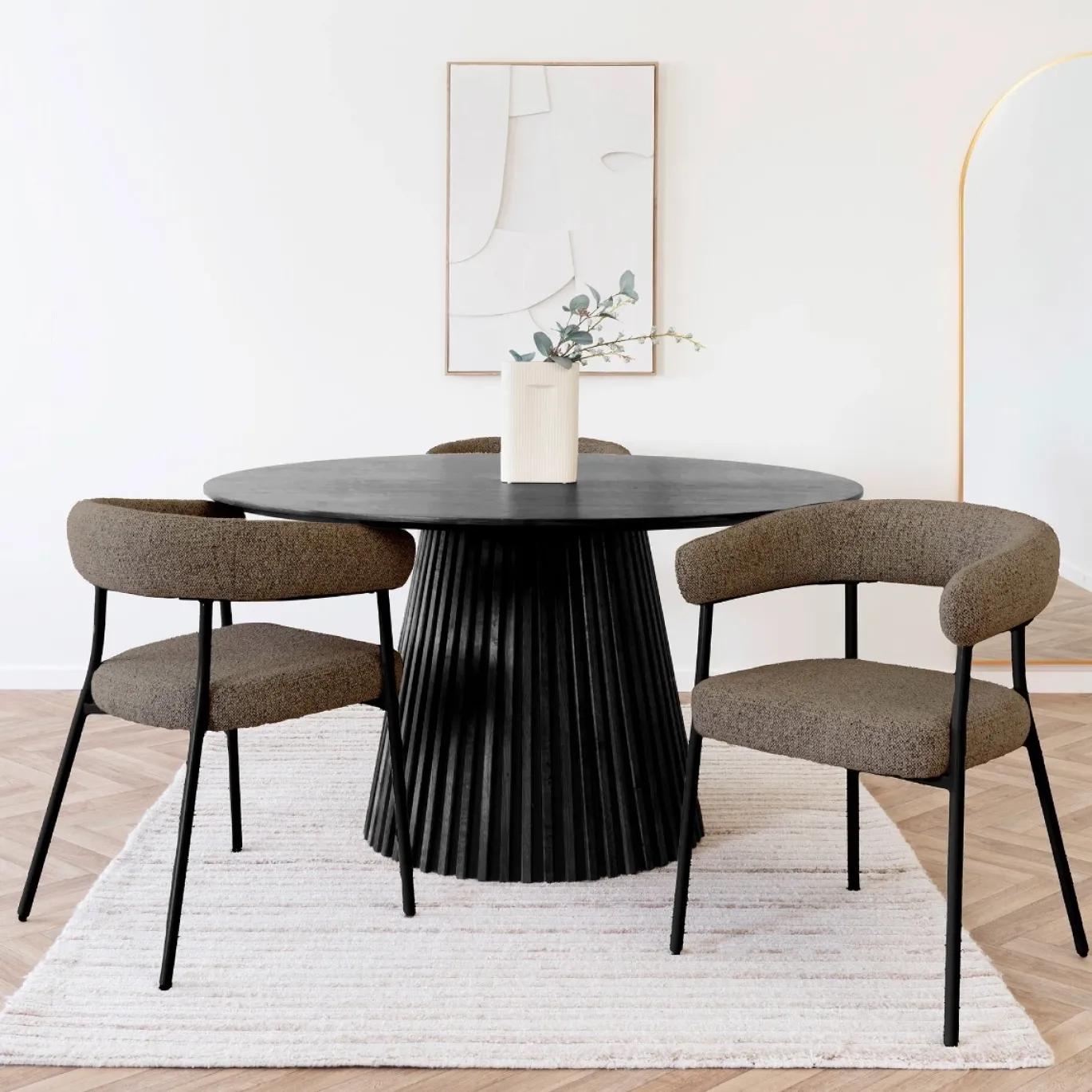 House Nordic Eetkamerstoel Trivio Bruin