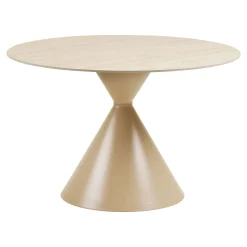 House Nordic Eettafel Annecy Travertin/Keramisch Zand ø120cm