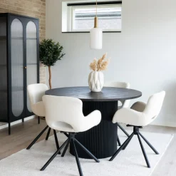 House Nordic Eettafel Boavista Donkerbruin Ø120x75cm