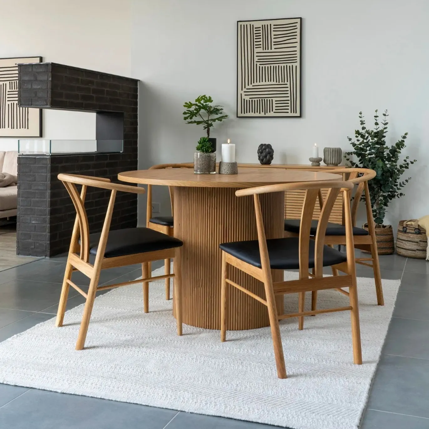 House Nordic Eettafel Boavista Naturel 120x75cm