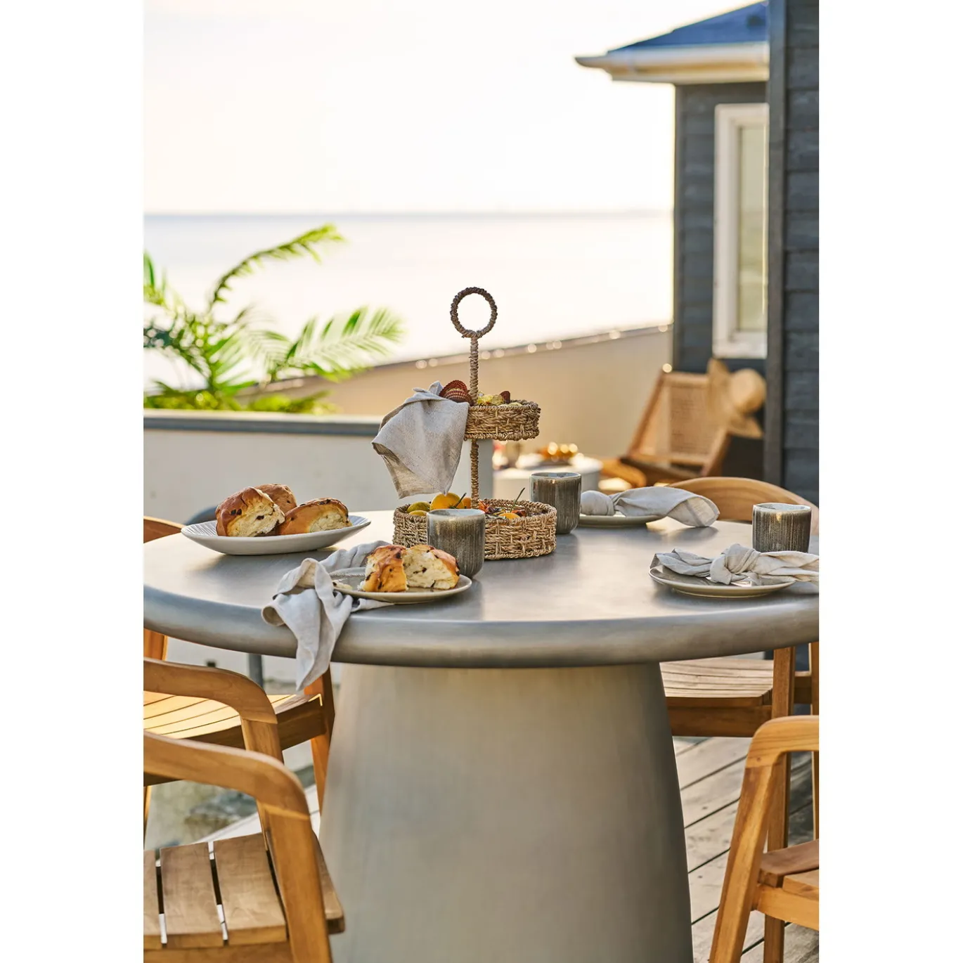 House Nordic Eettafel Bonnet Grijs ø120cm
