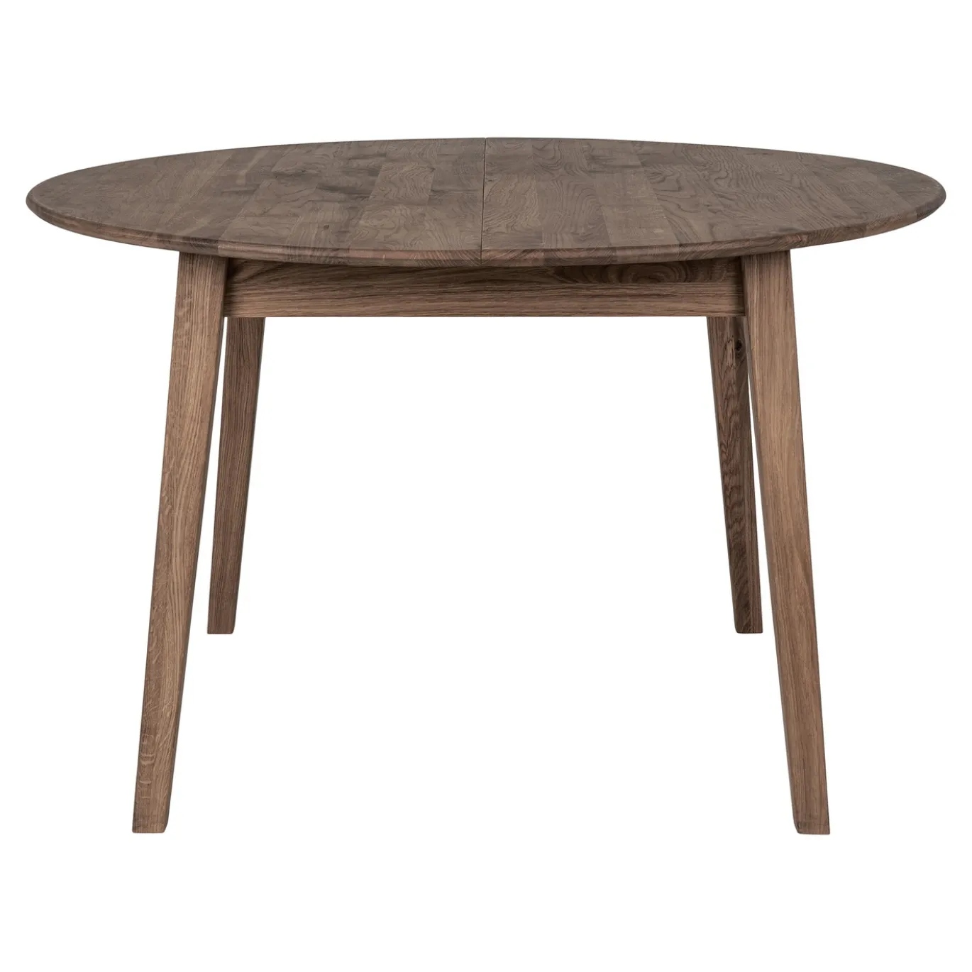 House Nordic Eettafel Metz Eikenhout Walnoot Uitschuifbaar 118-158cm