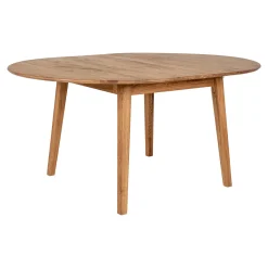 House Nordic Eettafel Metz Eikenhout Naturel Uitschuifbaar 118-158cm