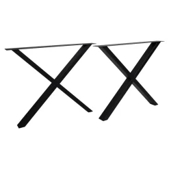 House Nordic Eettafel Nimes X-Poten Zwart
