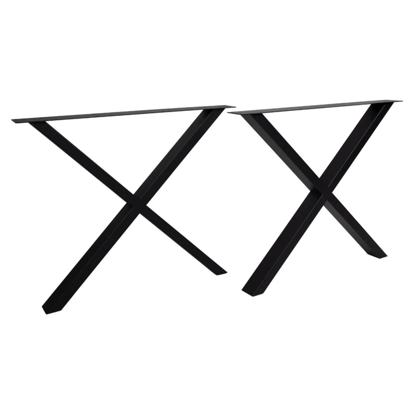 House Nordic Eettafel Nimes X-Poten Zwart