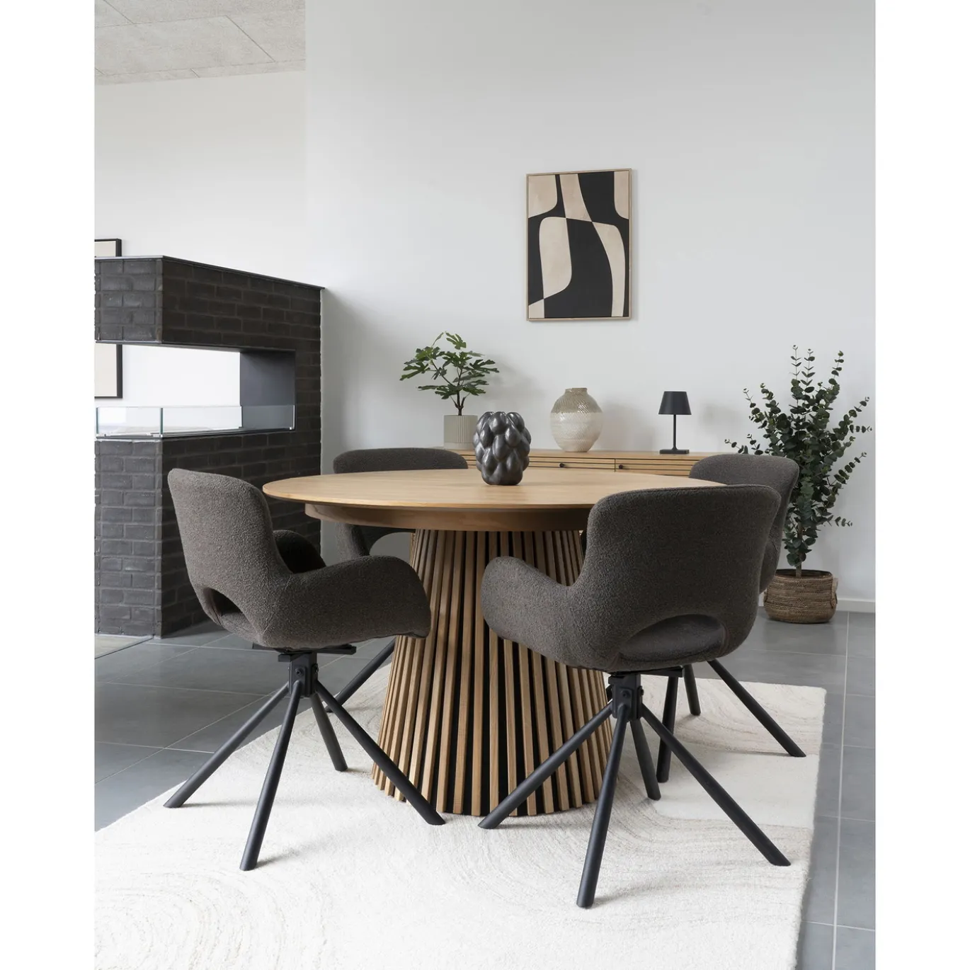 House Nordic Eettafel Osaka Naturel Uitschuifbaar 120-240cm