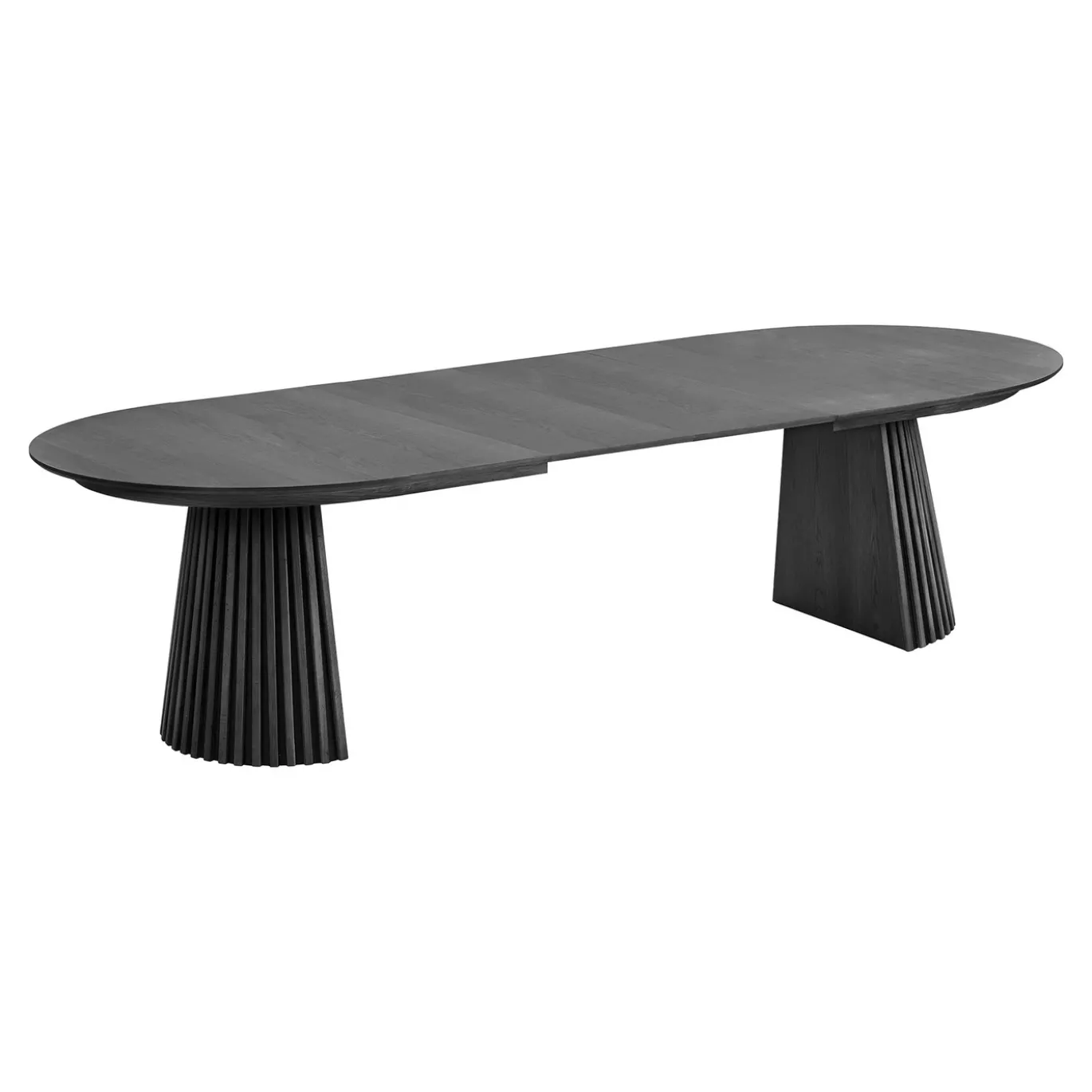 House Nordic Eettafel Osaka Zwart 200-250-300cm