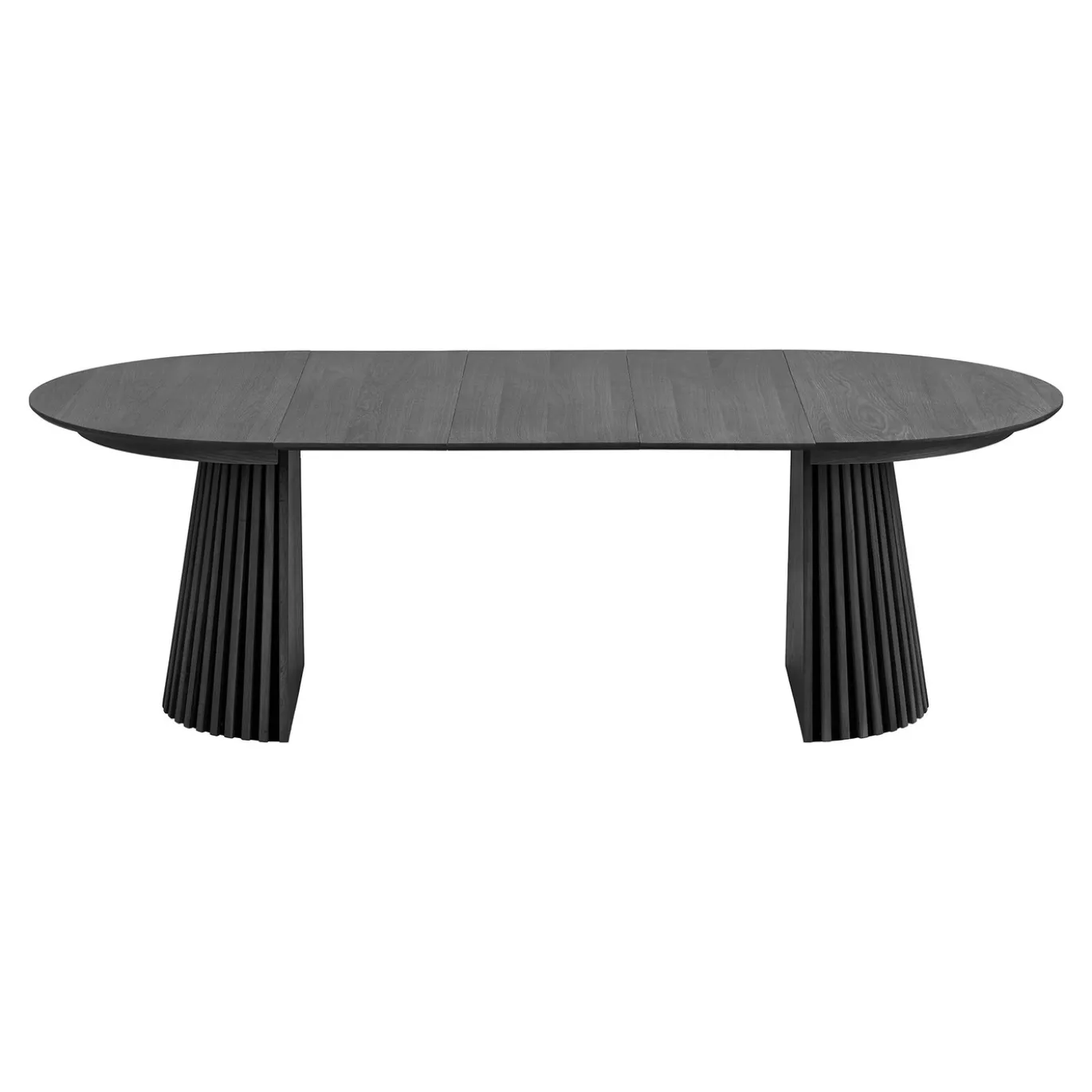 House Nordic Eettafel Osaka Zwart Uitschuifbaar 120-240cm