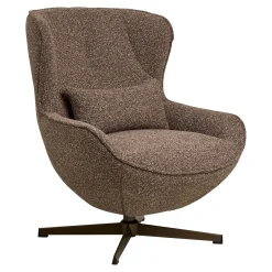 House Nordic Fauteuil Blenheim Draaibaar Bruin