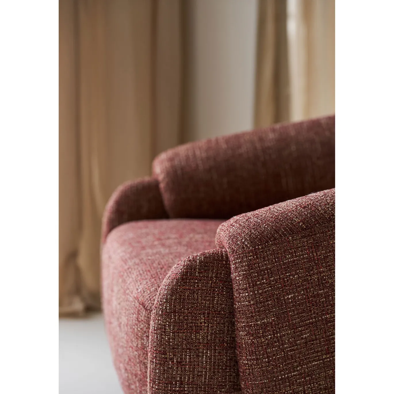 House Nordic Fauteuil Hamilton Bordeaux