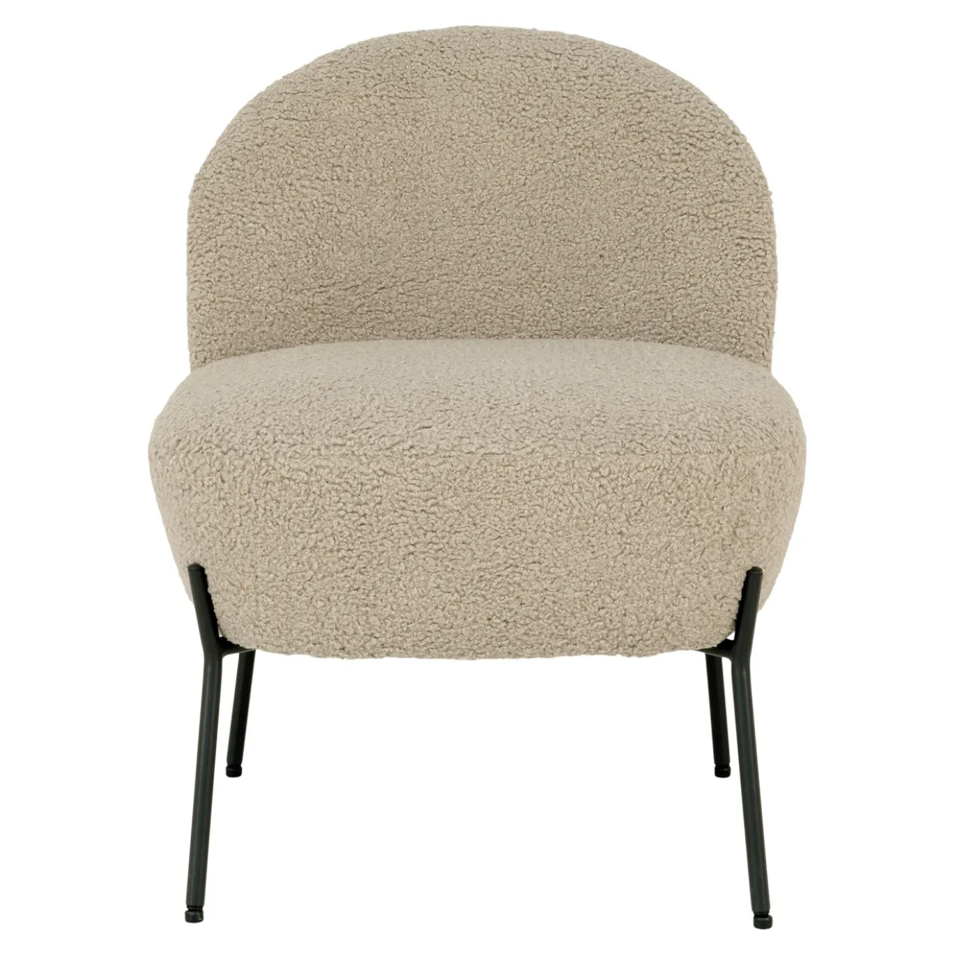 House Nordic Fauteuil Merida Grijs/Bruin