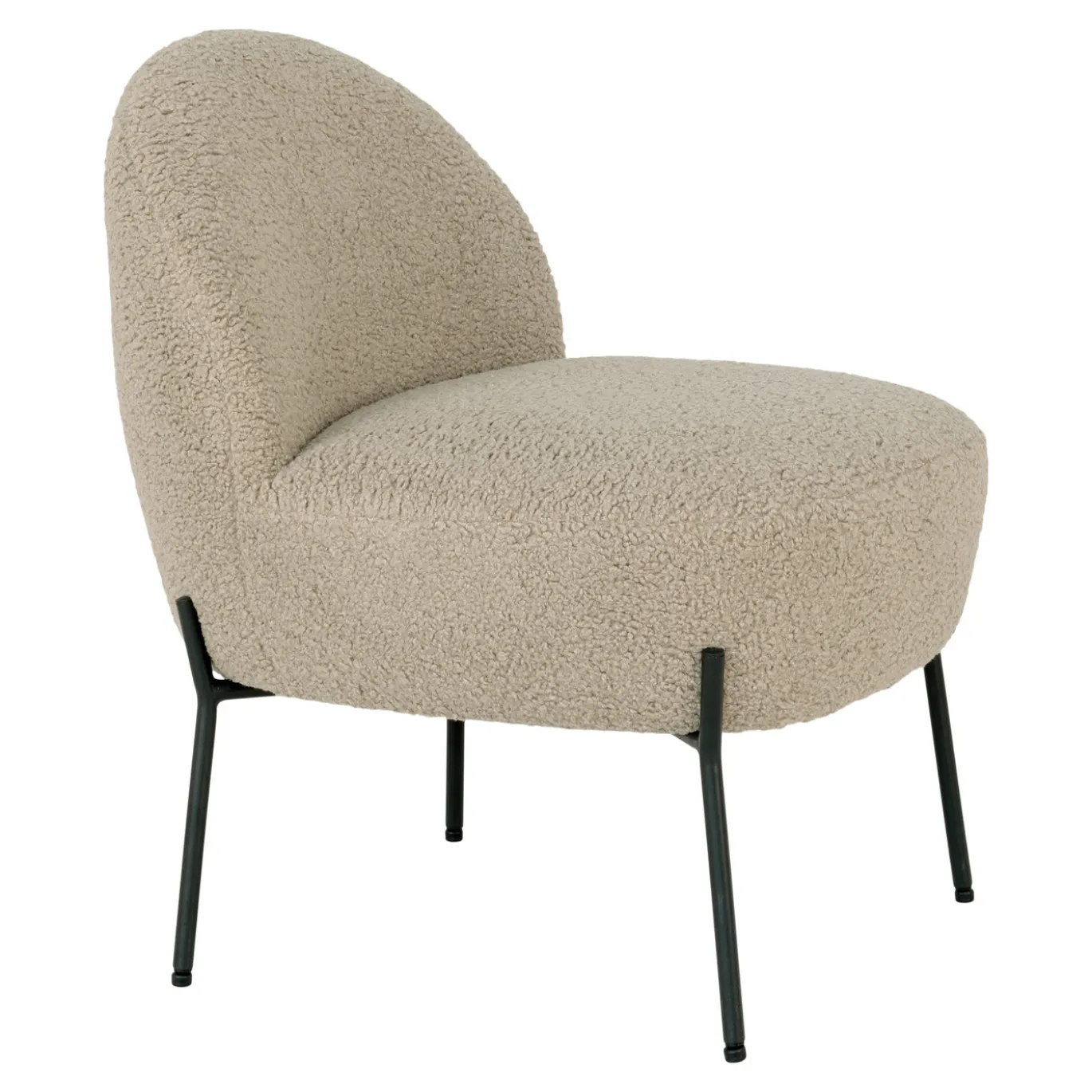 House Nordic Fauteuil Merida Grijs/Bruin
