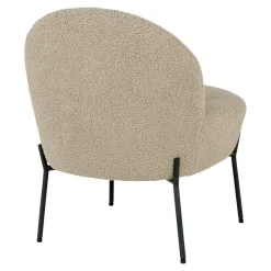 House Nordic Fauteuil Merida Grijs/Bruin