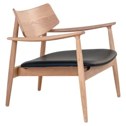 House Nordic Fauteuil Olvera Eiken/PU-Leer