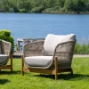 House Nordic Fauteuil Terracina Acacia Bruin/Beige
