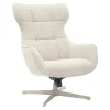 House Nordic Fauteuil Turin Draaibaar Staal Beige